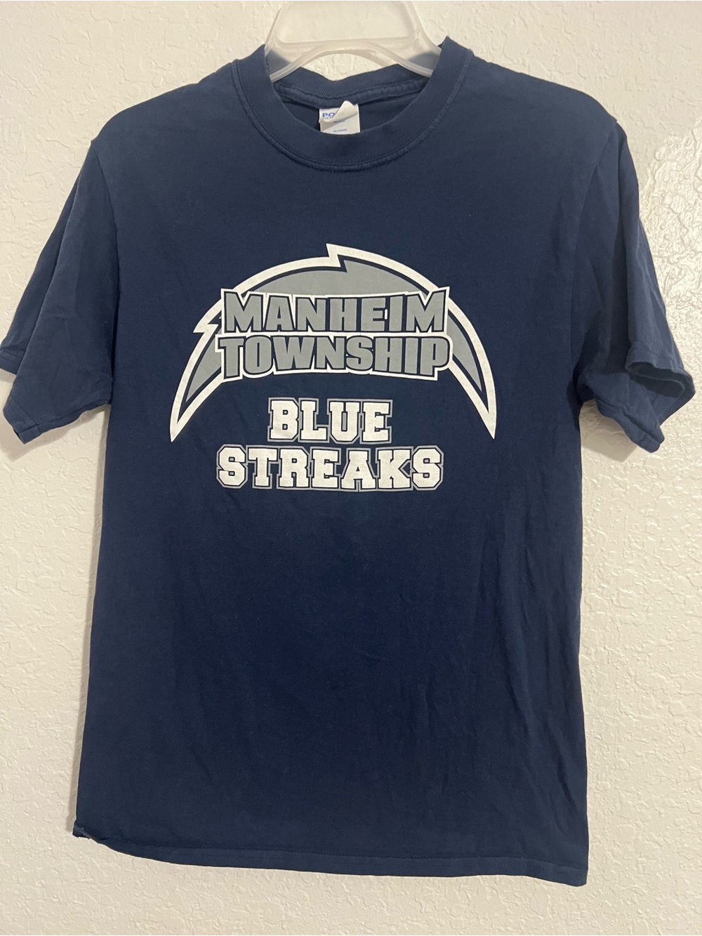 Port & Company Women's Blue Graphic Tees T-Shirt Size S Short Sleeve  # 848